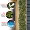 9' x 10" Pre-lit Wispy Willow Artificial Christmas Garland with 50 Clear Lights